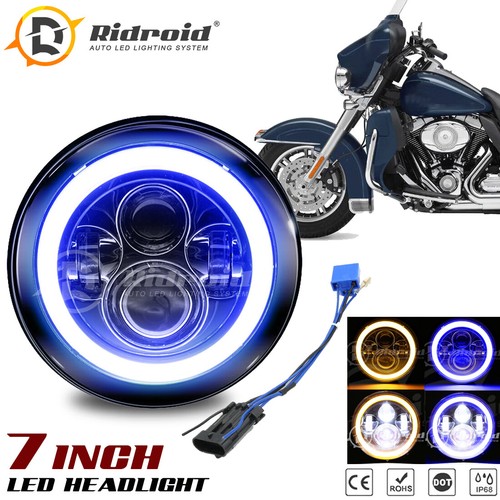 Led headlight blue halo - 7",