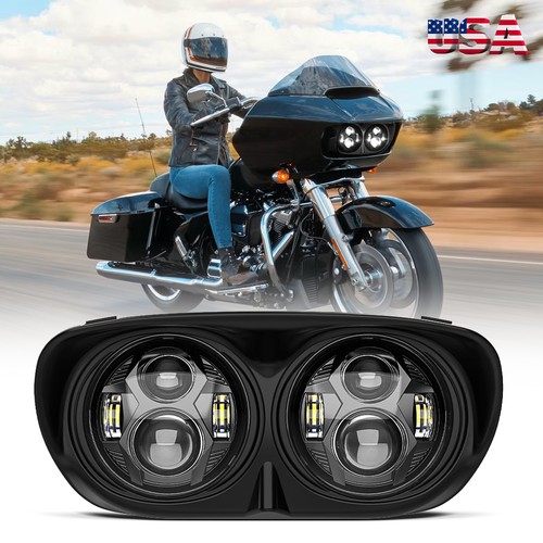 Black dual led - black,